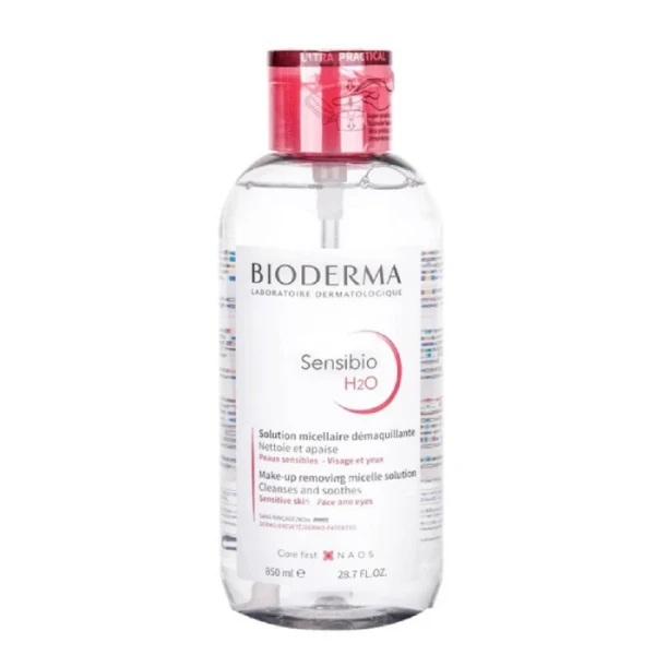 Biodema Sensibio H2O Água Micelar Pump 850ml Edição Limitada